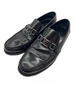 LOUIS VUITTONルイ ヴィトン）の古着「ローファー」｜ブラック