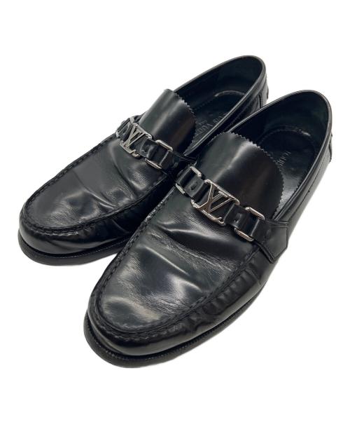 LOUIS VUITTON（ルイ ヴィトン）LOUIS VUITTON (ルイ ヴィトン) ローファー ブラック サイズ:8の古着・服飾アイテム
