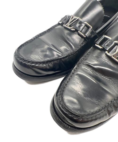 LOUIS VUITTON（ルイ ヴィトン）LOUIS VUITTON (ルイ ヴィトン) ローファー ブラック サイズ:8の古着・服飾アイテム