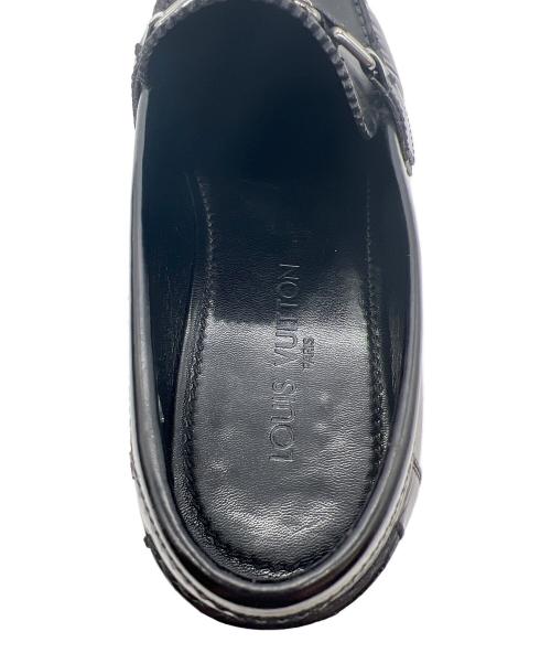 LOUIS VUITTON（ルイ ヴィトン）LOUIS VUITTON (ルイ ヴィトン) ローファー ブラック サイズ:8の古着・服飾アイテム