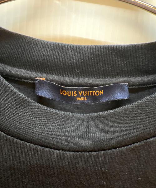 LOUIS VUITTON（ルイ ヴィトン）LOUIS VUITTON (ルイ ヴィトン) LVステッチプリントエンブロイダリーTee ブラック サイズ:Sの古着・服飾アイテム