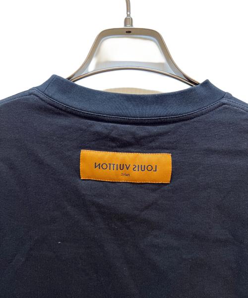 LOUIS VUITTON（ルイ ヴィトン）LOUIS VUITTON (ルイ ヴィトン) LVステッチプリントエンブロイダリーTee ブラック サイズ:Sの古着・服飾アイテム