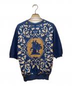 HERMESエルメス）の古着「薄手ニット」｜ブルー