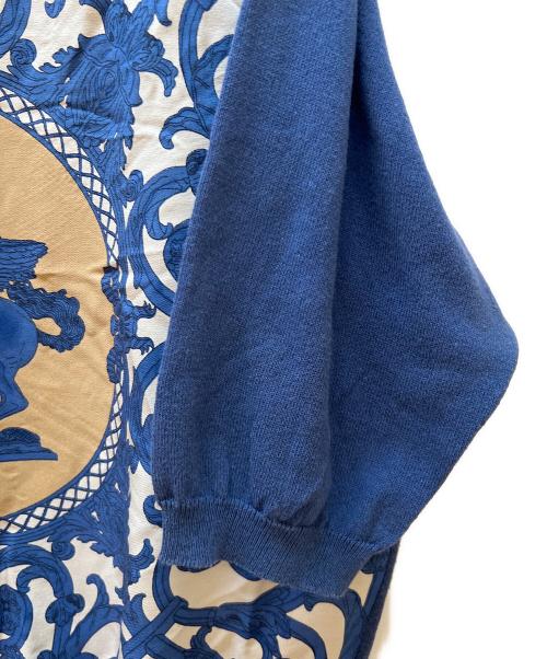 HERMES（エルメス）HERMES (エルメス) 薄手ニット ブルー サイズ:Mの古着・服飾アイテム