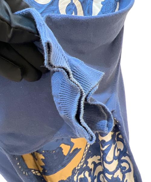 HERMES（エルメス）HERMES (エルメス) 薄手ニット ブルー サイズ:Mの古着・服飾アイテム