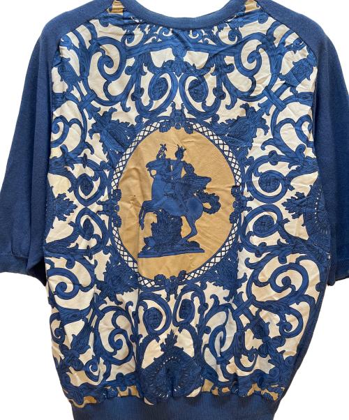 HERMES（エルメス）HERMES (エルメス) 薄手ニット ブルー サイズ:Mの古着・服飾アイテム
