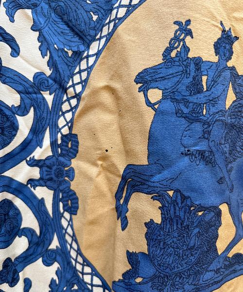 HERMES（エルメス）HERMES (エルメス) 薄手ニット ブルー サイズ:Mの古着・服飾アイテム