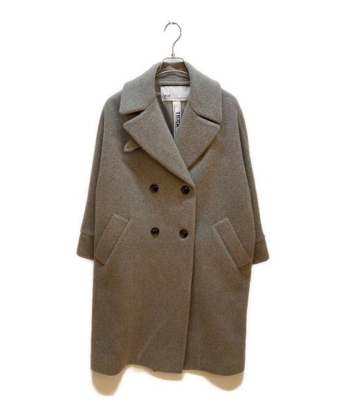 ticca（ティッカ）ticca (ティッカ) 厚手コート ライトグレー サイズ:Ｆの古着・服飾アイテム