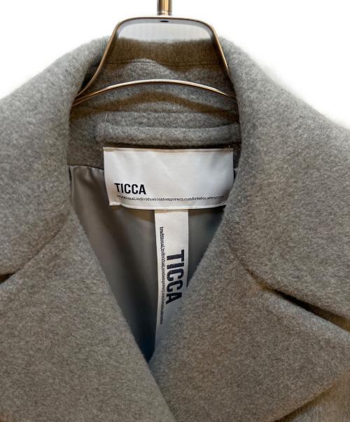 ticca（ティッカ）ticca (ティッカ) 厚手コート ライトグレー サイズ:Ｆの古着・服飾アイテム