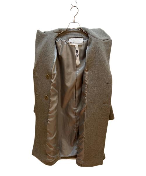 ticca（ティッカ）ticca (ティッカ) 厚手コート ライトグレー サイズ:Ｆの古着・服飾アイテム