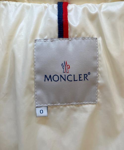 MONCLER（モンクレール）MONCLER (モンクレール) ダウンジャケット アイボリーの古着・服飾アイテム