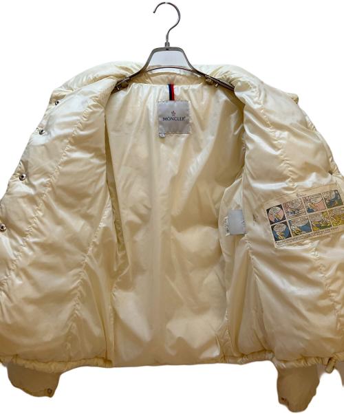 MONCLER（モンクレール）MONCLER (モンクレール) ダウンジャケット アイボリーの古着・服飾アイテム