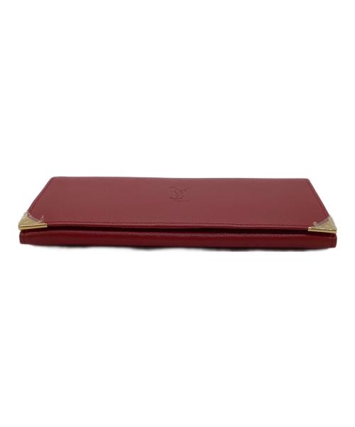 Yves Saint Laurent（イヴサンローラン）Yves Saint Laurent (イヴサンローラン) 2つ折り財布 レッドの古着・服飾アイテム