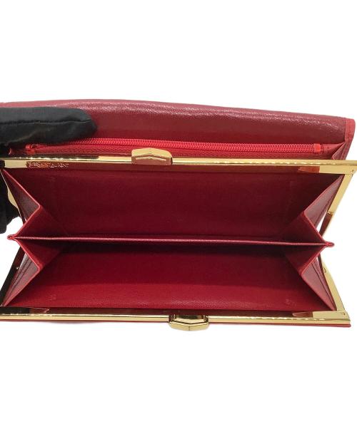 Yves Saint Laurent（イヴサンローラン）Yves Saint Laurent (イヴサンローラン) 2つ折り財布 レッドの古着・服飾アイテム