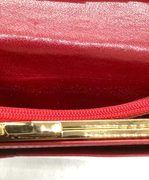 Yves Saint Laurent（イヴサンローラン）Yves Saint Laurent (イヴサンローラン) 2つ折り財布 レッドの古着・服飾アイテム
