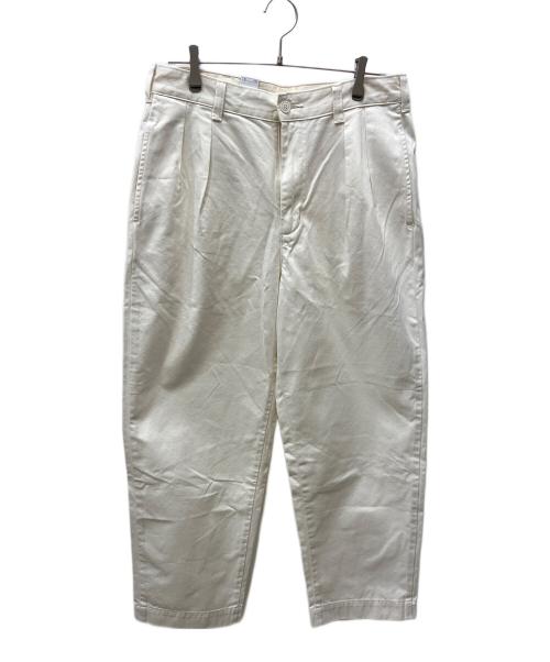ALPHA（アルファ）ALPHA (アルファ) ツータックパンツ ベージュ サイズ:Mの古着・服飾アイテム