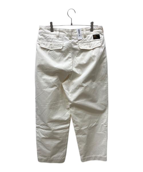 ALPHA（アルファ）ALPHA (アルファ) ツータックパンツ ベージュ サイズ:Mの古着・服飾アイテム