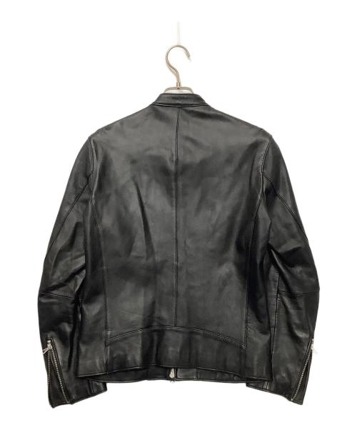 STUDIOUS（ステュディオス）STUDIOUS (ステュディオス) ライダースジャケット ブラック サイズ:2の古着・服飾アイテム