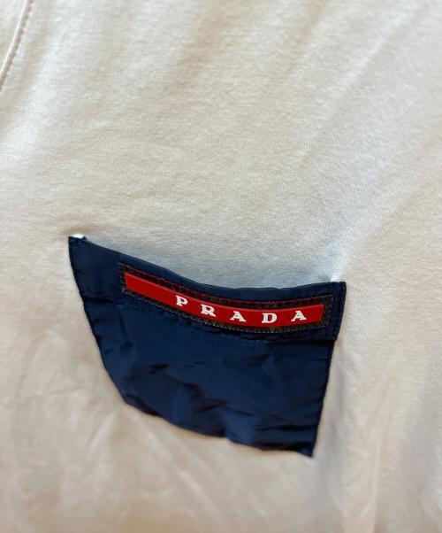 PRADA（プラダ）PRADA (プラダ) 半袖カットソー ホワイト サイズ:XSの古着・服飾アイテム