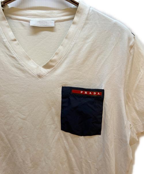 PRADA（プラダ）PRADA (プラダ) 半袖カットソー ホワイト サイズ:XSの古着・服飾アイテム