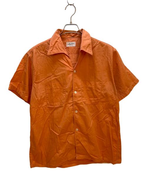 monhattan（マンハッタン）monhattan (マンハッタン) 半袖シャツ オレンジ サイズ:Lの古着・服飾アイテム