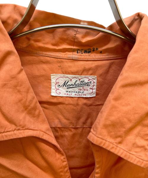 monhattan（マンハッタン）monhattan (マンハッタン) 半袖シャツ オレンジ サイズ:Lの古着・服飾アイテム