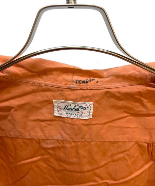 monhattan（マンハッタン）monhattan (マンハッタン) 半袖シャツ オレンジ サイズ:Lの古着・服飾アイテム