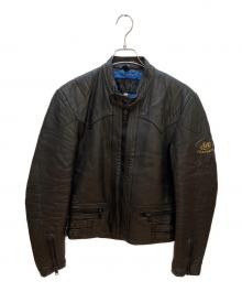 KETT（ケット）の古着「レザージャケット」｜ブラック