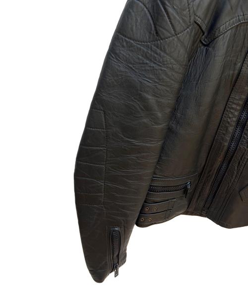 KETT（ケット）KETT (ケット) レザージャケット ブラック サイズ:36の古着・服飾アイテム