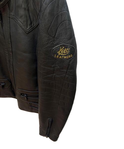 KETT（ケット）KETT (ケット) レザージャケット ブラック サイズ:36の古着・服飾アイテム