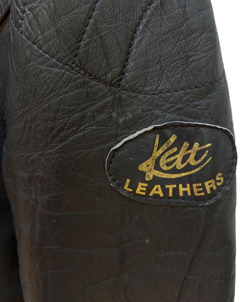 KETT（ケット）KETT (ケット) レザージャケット ブラック サイズ:36の古着・服飾アイテム
