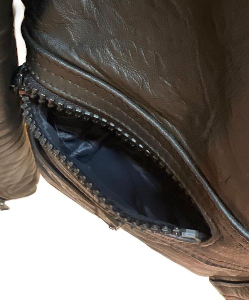 KETT（ケット）KETT (ケット) レザージャケット ブラック サイズ:36の古着・服飾アイテム