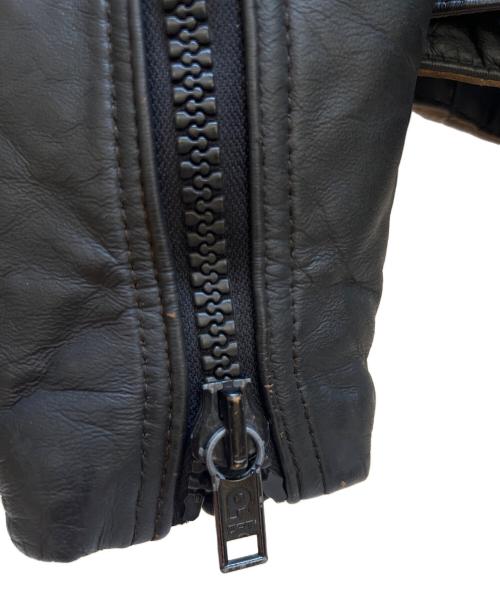 KETT（ケット）KETT (ケット) レザージャケット ブラック サイズ:36の古着・服飾アイテム