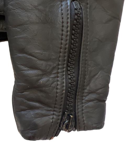 KETT（ケット）KETT (ケット) レザージャケット ブラック サイズ:36の古着・服飾アイテム