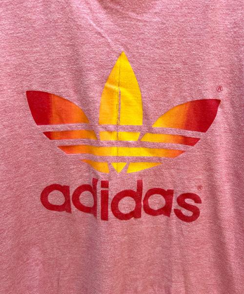 aidas（アディダス）aidas (アディダス) リンガーTシャツ レッド サイズ:不明の古着・服飾アイテム