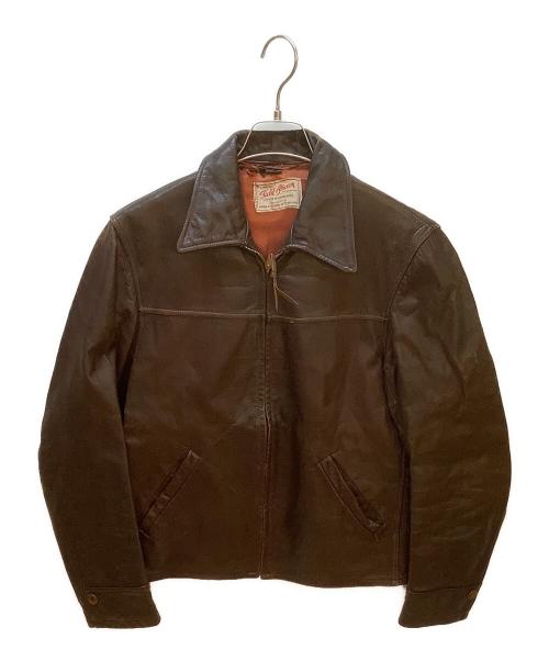 Field Steam（フィールドスチーム）Field Steam (フィールドスチーム) レザージャケット ブラウン サイズ:不明の古着・服飾アイテム