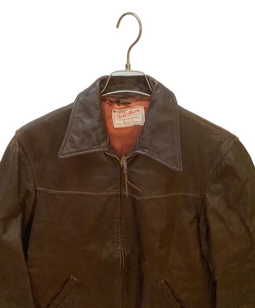 Field Steam（フィールドスチーム）Field Steam (フィールドスチーム) レザージャケット ブラウン サイズ:不明の古着・服飾アイテム