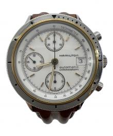 HAMILTON（ハミルトン）の古着「クロノグラフ」｜ホワイト