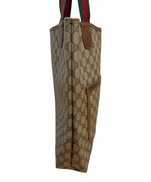 GUCCI（グッチ）GUCCI (グッチ) トートバッグ ブラウンの古着・服飾アイテム
