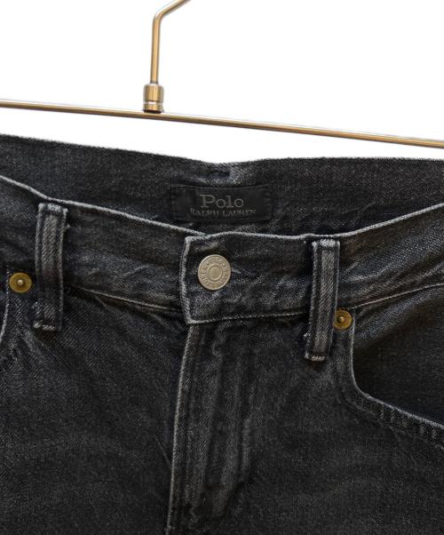 POLO RALPH LAUREN（ポロ・ラルフローレン）POLO RALPH LAUREN (ポロ・ラルフローレン) デニムパンツ ブラック サイズ:W25の古着・服飾アイテム