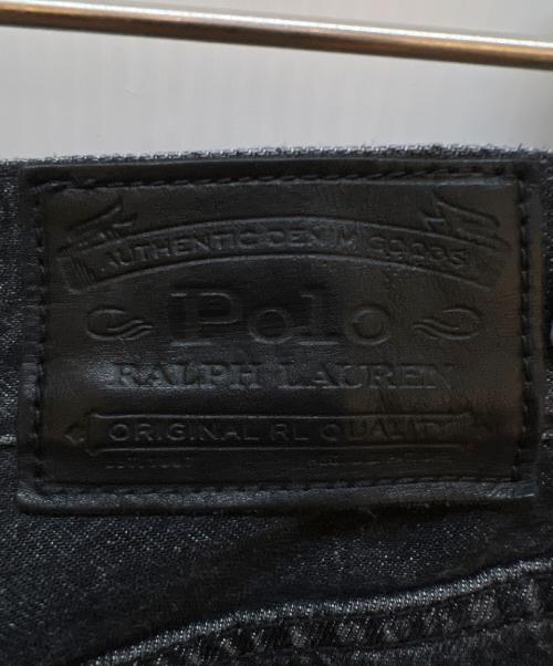 POLO RALPH LAUREN（ポロ・ラルフローレン）POLO RALPH LAUREN (ポロ・ラルフローレン) デニムパンツ ブラック サイズ:W25の古着・服飾アイテム