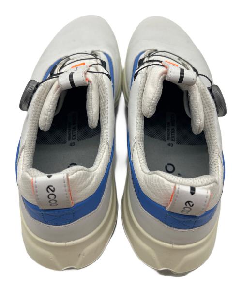 ECCO（エコー）ECCO (エコー) レザー ゴルフシューズ ホワイト サイズ:27.5cmの古着・服飾アイテム