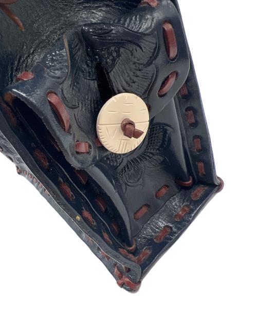 Carring Tribes（カービングトライブス）Carring Tribes (カービングトライブス) ハンドバッグ ネイビーの古着・服飾アイテム