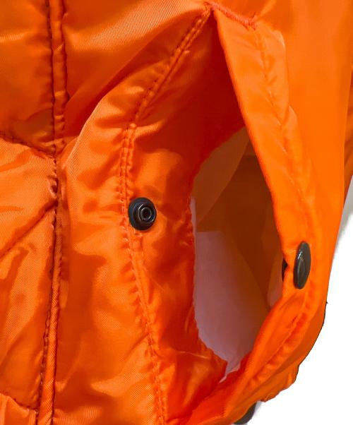 ALPHA INDUSTRIES（アルファインダストリーズ）ALPHA INDUSTRIES (アルファインダストリーズ) フライトジャケット ブラウン×オレンジ サイズ:Lの古着・服飾アイテム