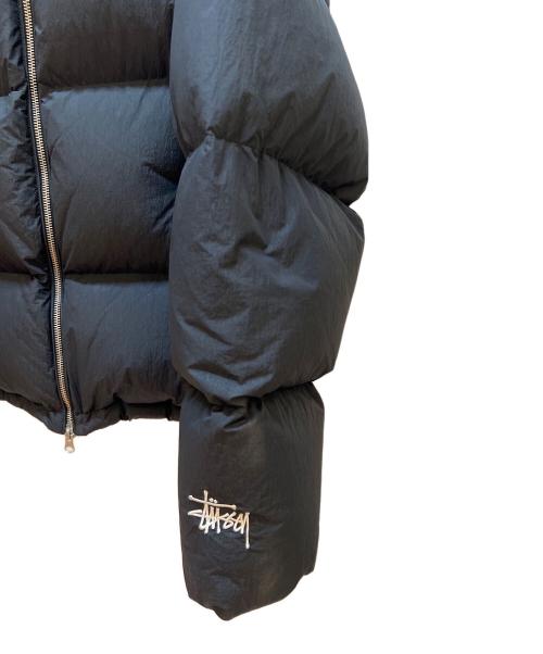 stussy（ステューシー）stussy (ステューシー) Down Puffer Nylonジャケット ブラック サイズ:Sの古着・服飾アイテム
