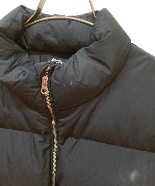 stussy（ステューシー）stussy (ステューシー) Down Puffer Nylonジャケット ブラック サイズ:Sの古着・服飾アイテム