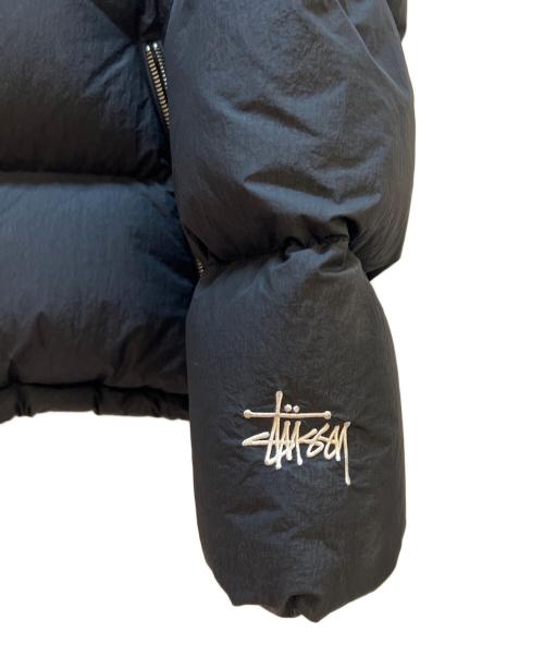 stussy（ステューシー）stussy (ステューシー) Down Puffer Nylonジャケット ブラック サイズ:Sの古着・服飾アイテム