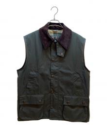 Barbour（バブアー）の古着「BEDALE VEST」｜グリーン×ブラウン