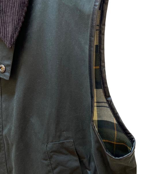Barbour（バブアー）Barbour (バブアー) BEDALE VEST グリーン×ブラウン サイズ:38の古着・服飾アイテム
