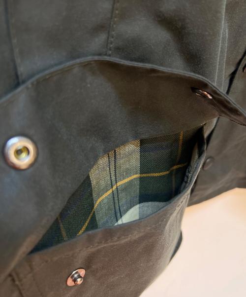 Barbour（バブアー）Barbour (バブアー) BEDALE VEST グリーン×ブラウン サイズ:38の古着・服飾アイテム